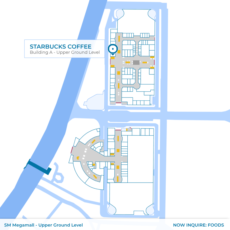 Map - Starbucks Coffee - SM Megamall - Building A - Upper Ground Level